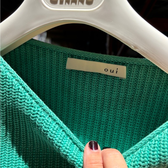 Oui ladies cotton sweater - Picture 3 of 4